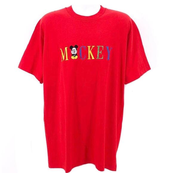 Mickey & Co embroidered tshirt dead stock NWT 90s 1990s vintage - Picture 1 of 4